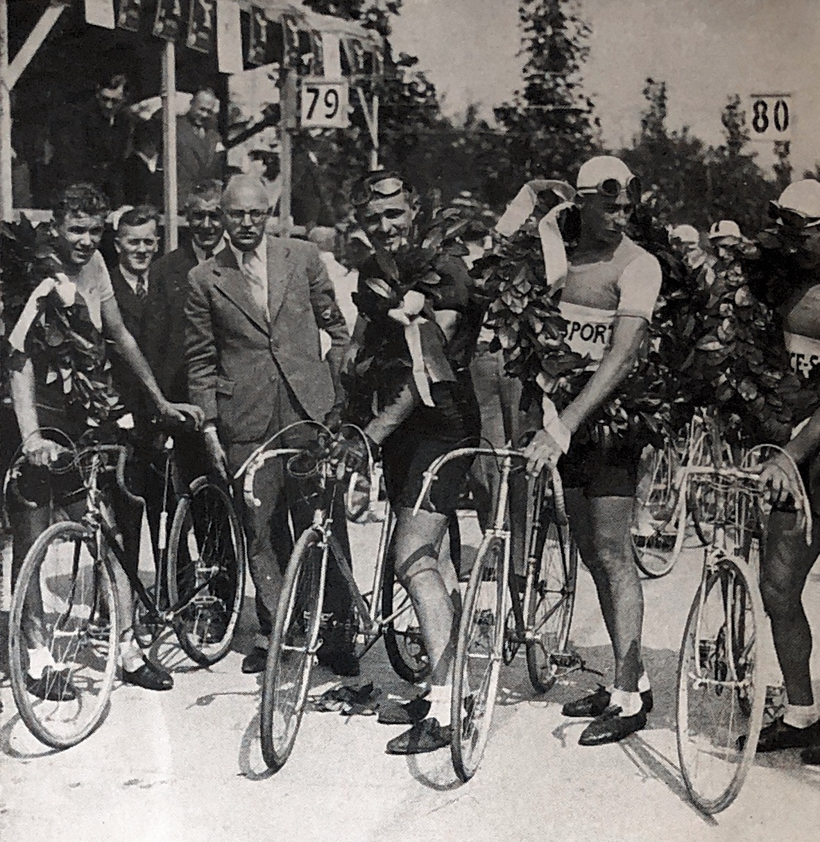 063 Tour de France Middelkamp, Gijsen Anton en Albert van Schendel 1936