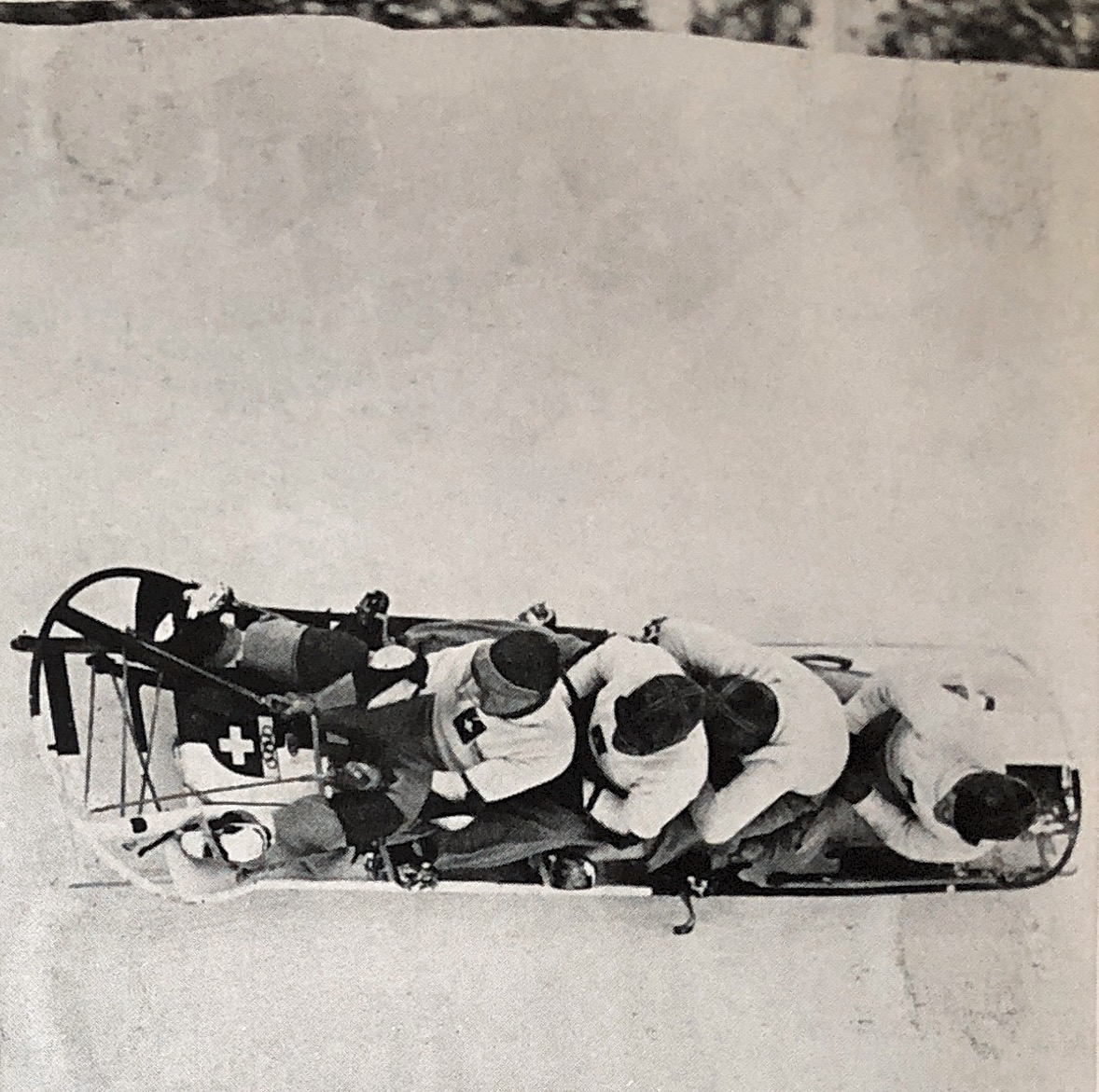 194 Zwitserland bobslee OS 1936 Garmisch
