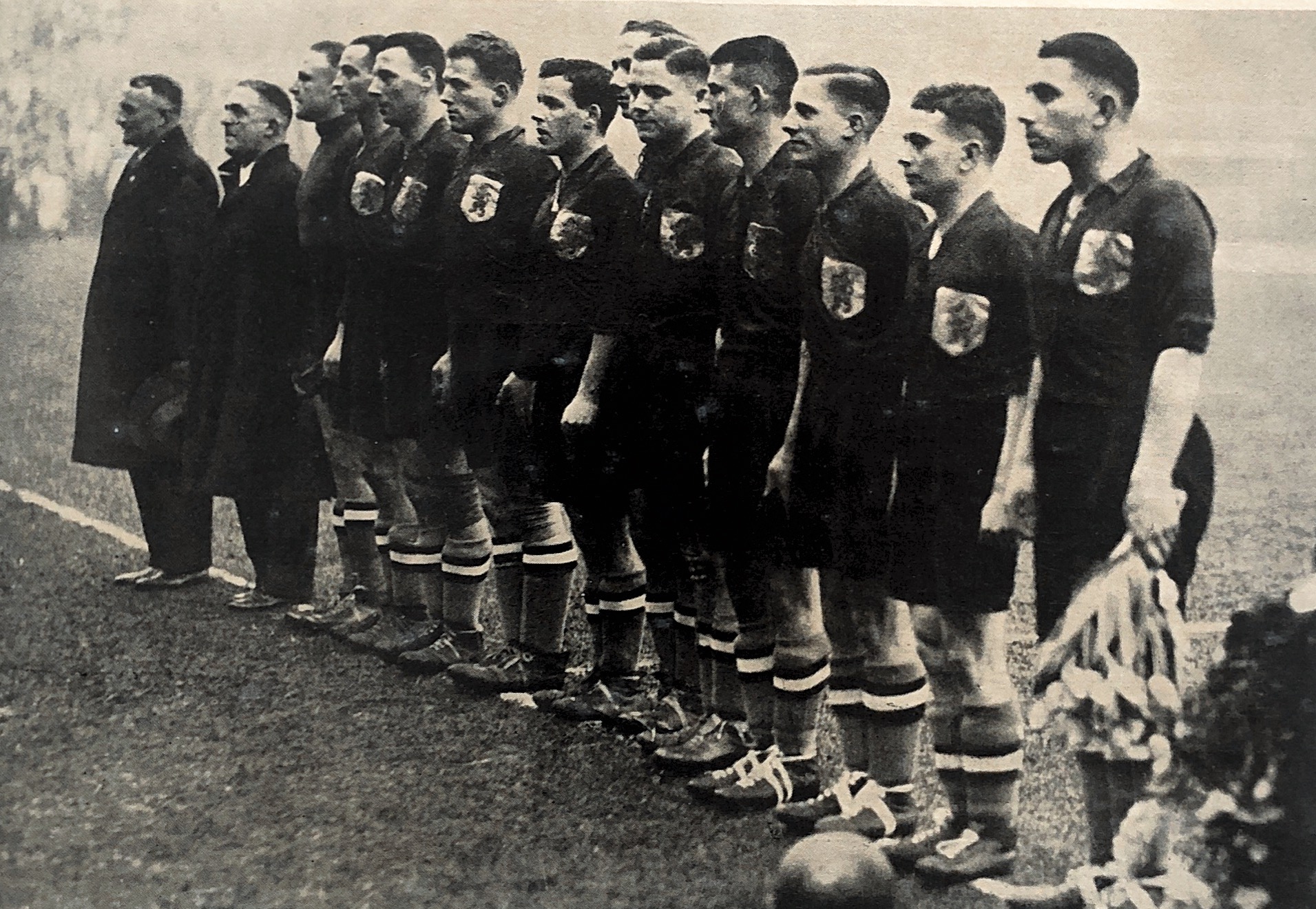 Nederlands Elftal 1935 1936 voetballers / sporters 1931