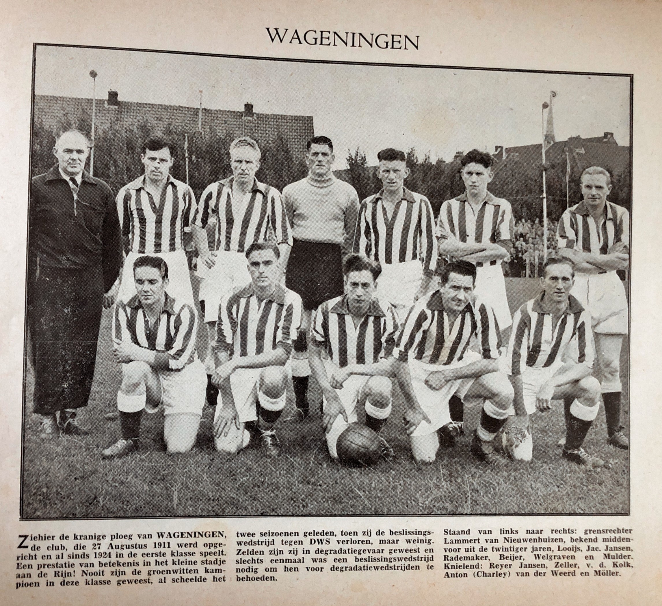 1e klasse A Wageningen Wageningen