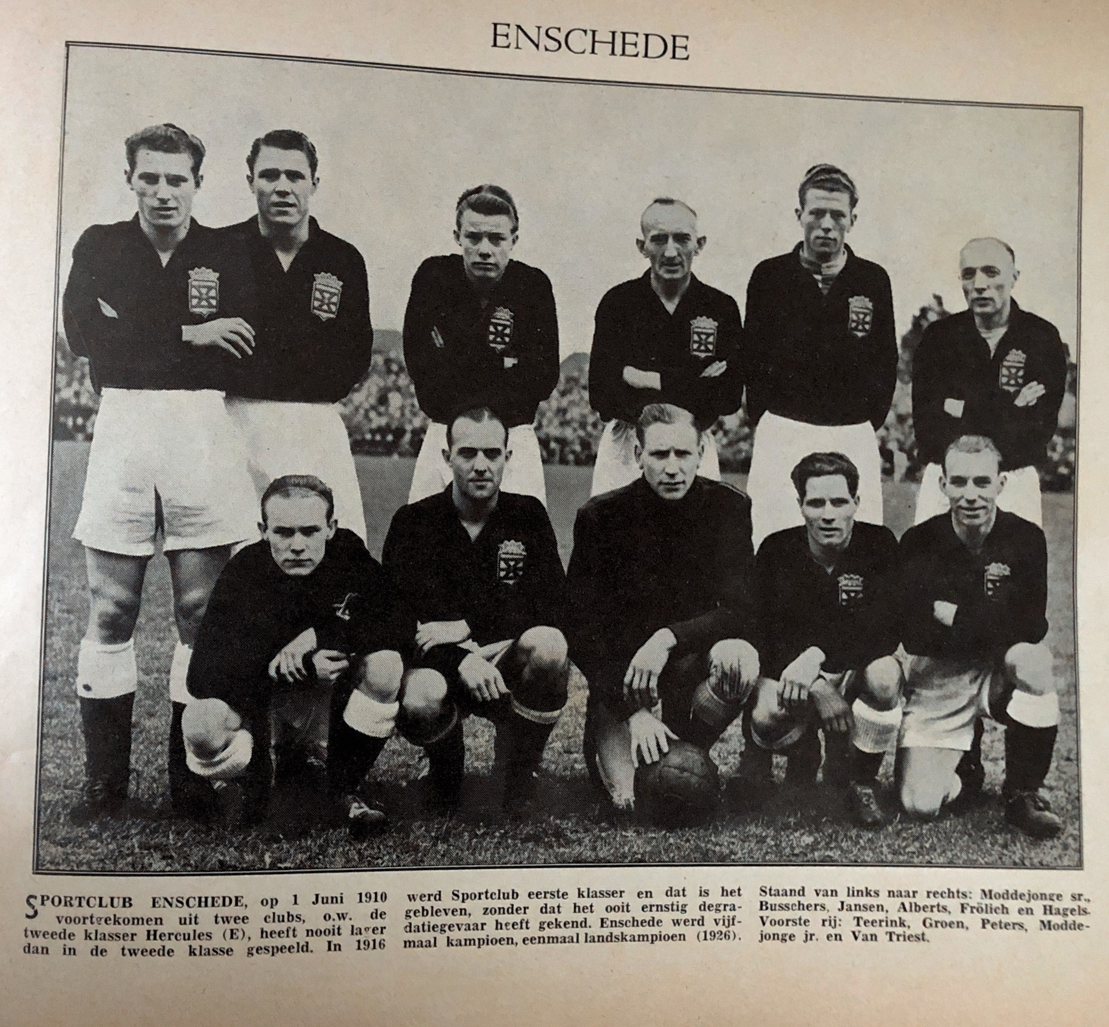 1e klasse B Sp Enschede Enschede