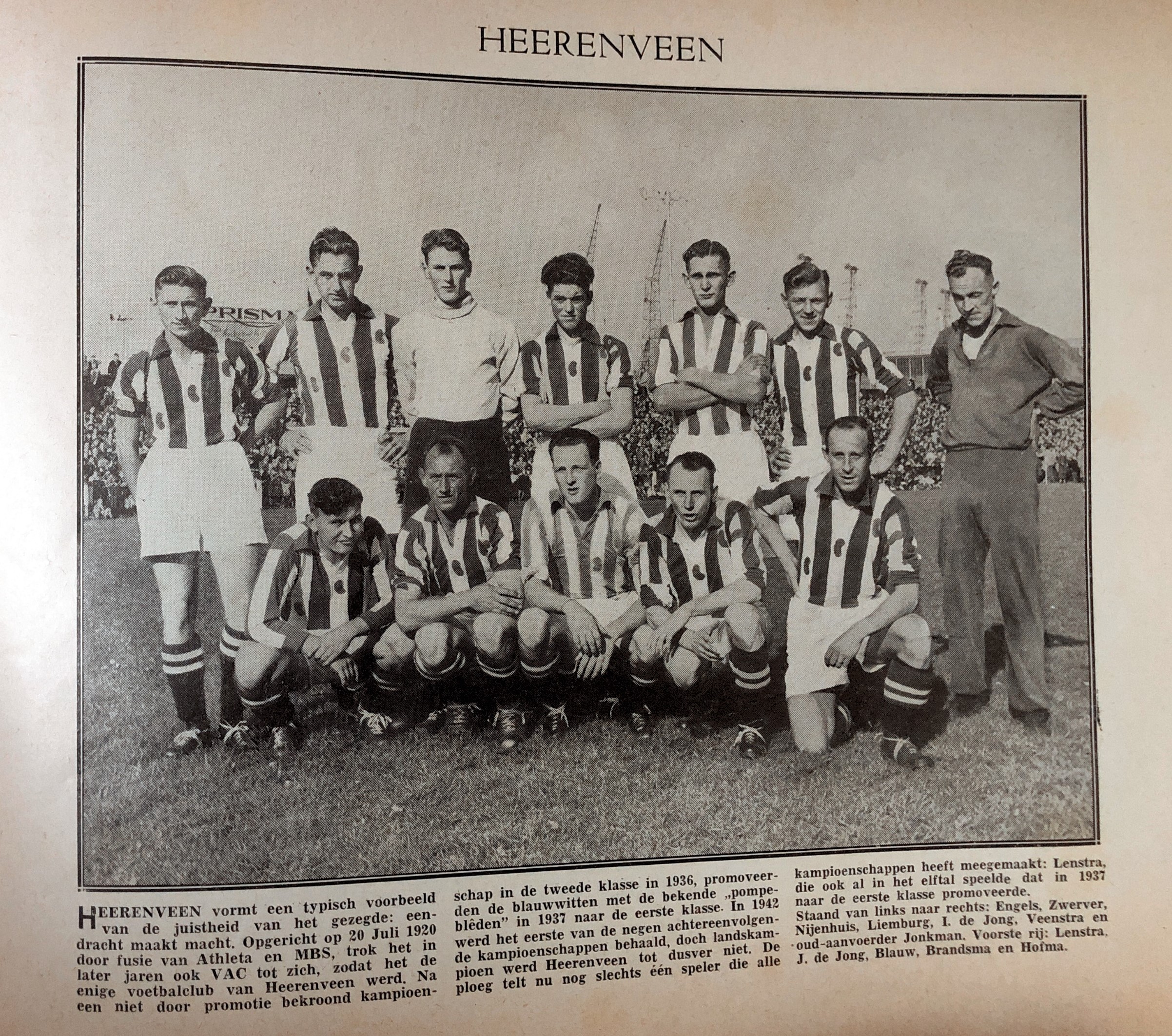 1e klasse B Heerenveen Heerenveen