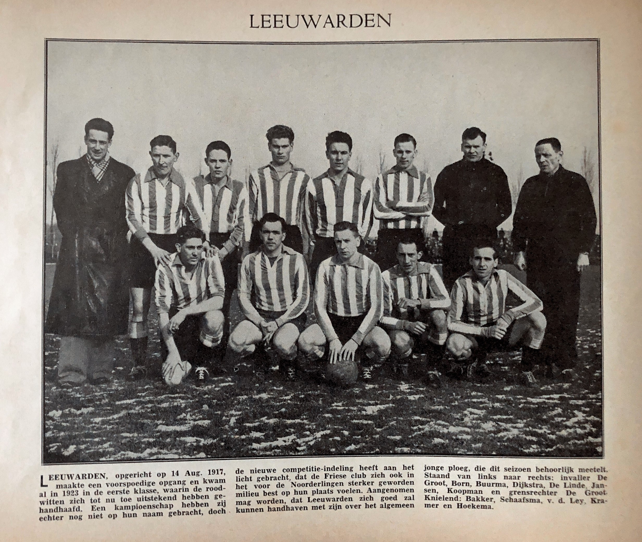 1e klasse B Leeuwarden Leeuwarden