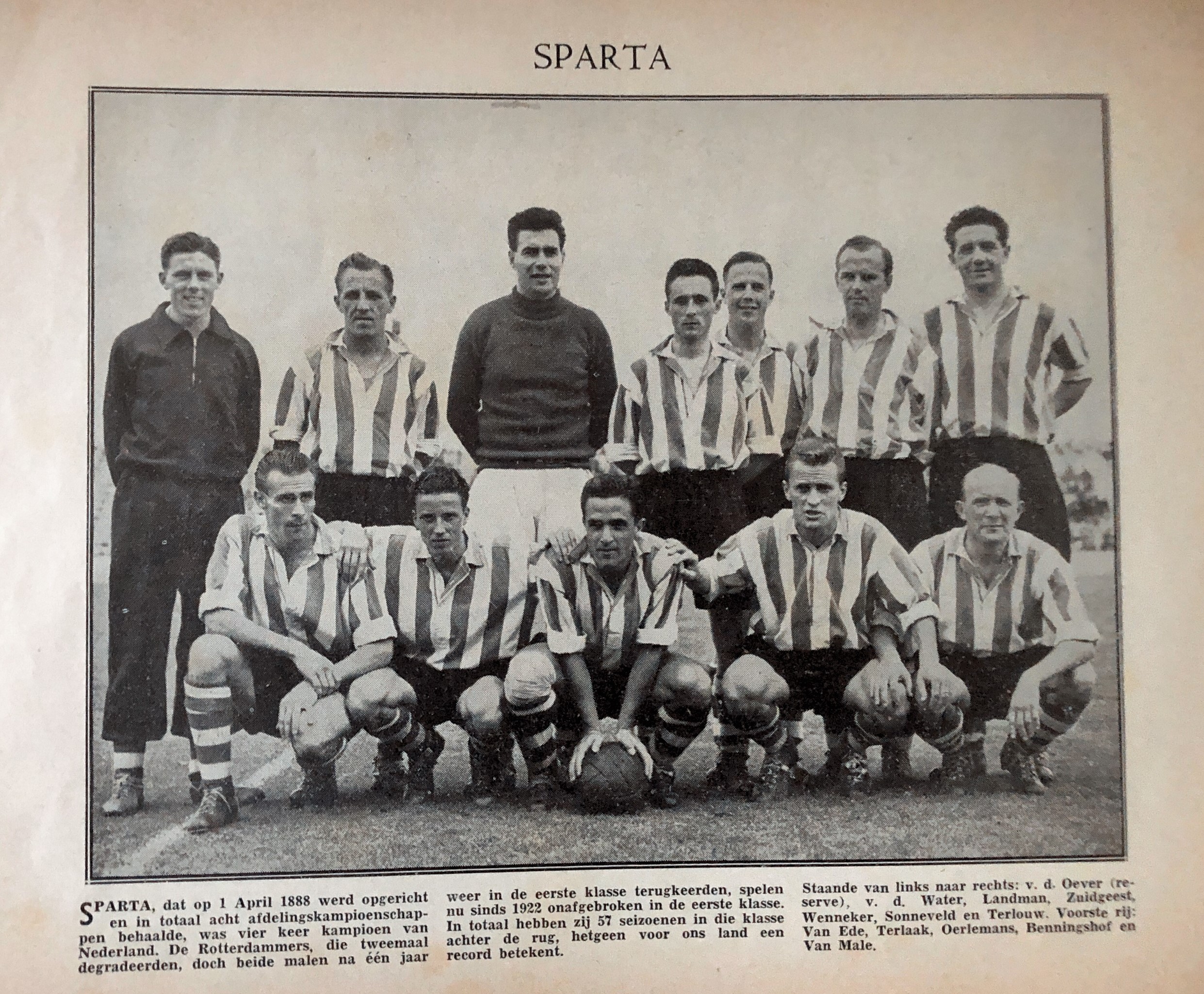 1e klasse C Sparta Rotterdam