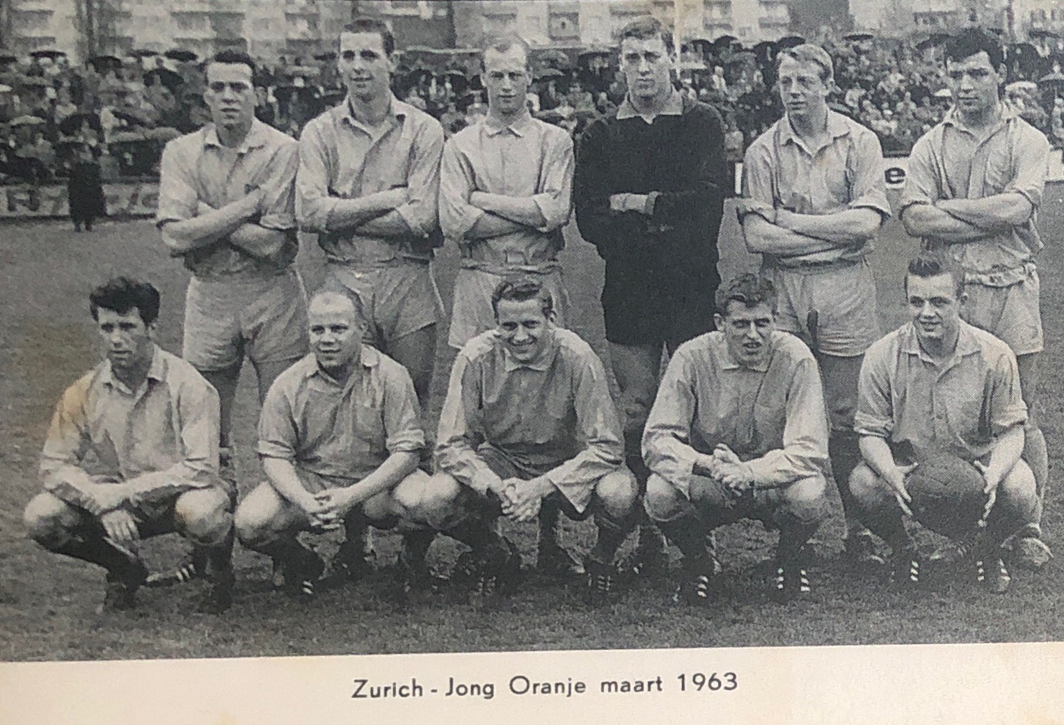 Zurich Jong Oranje maart 1963