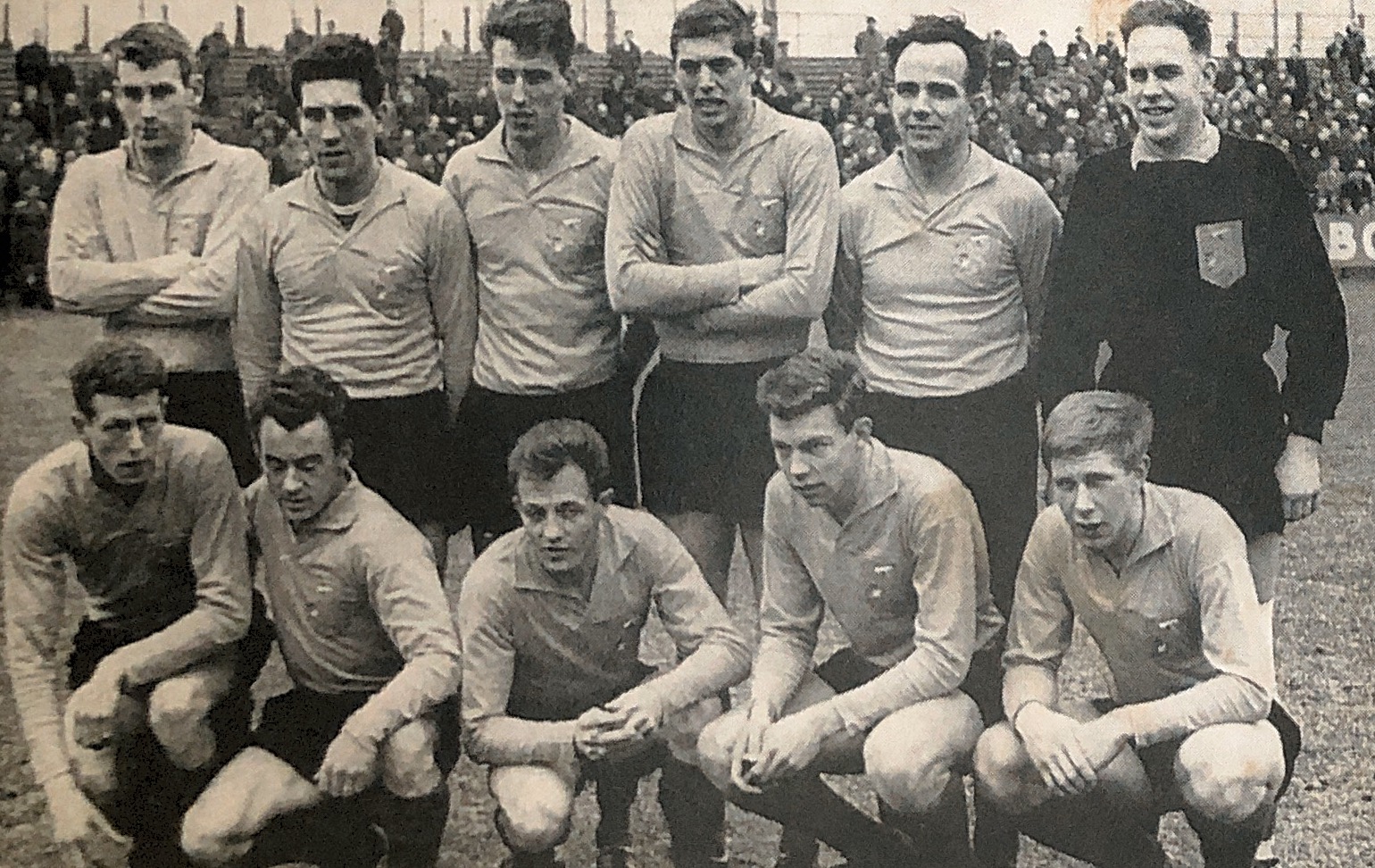 Nederlands elftal amatuers tegen Oost Duitsland 14 maart 1964