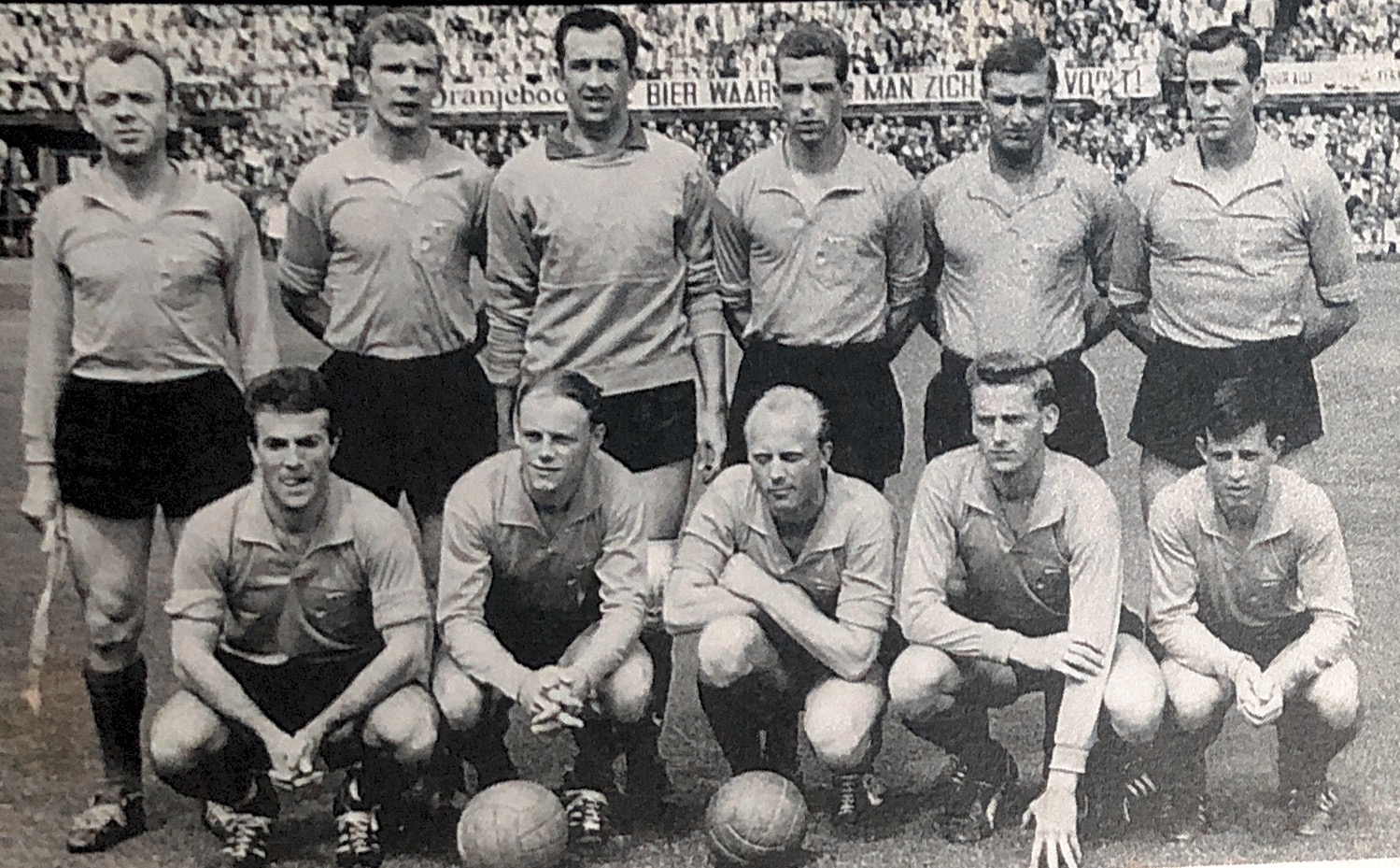 Nederlands elftal tegen Albanie op 24 mei 1964
