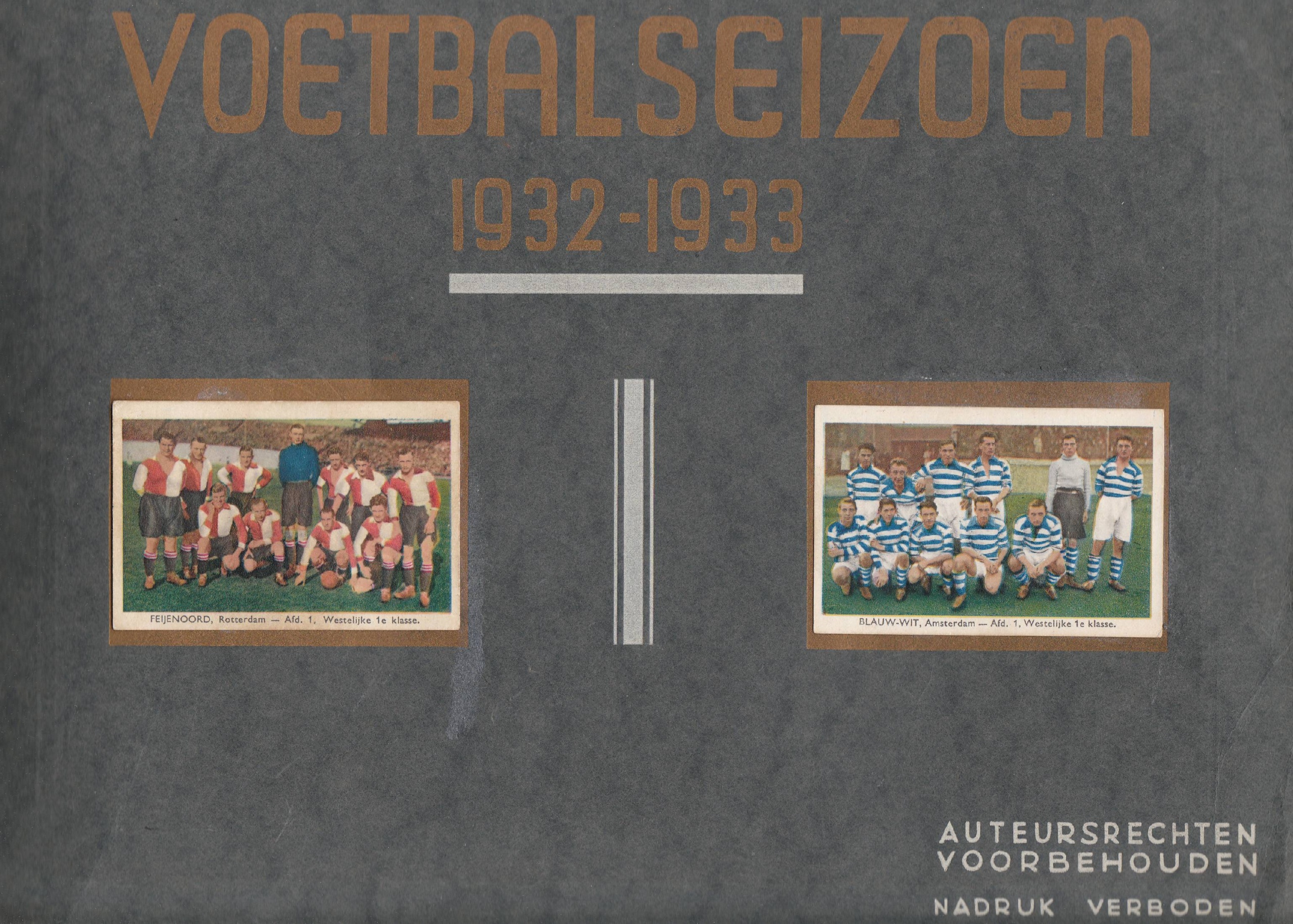 cover Voetbalseizoen 1932/33