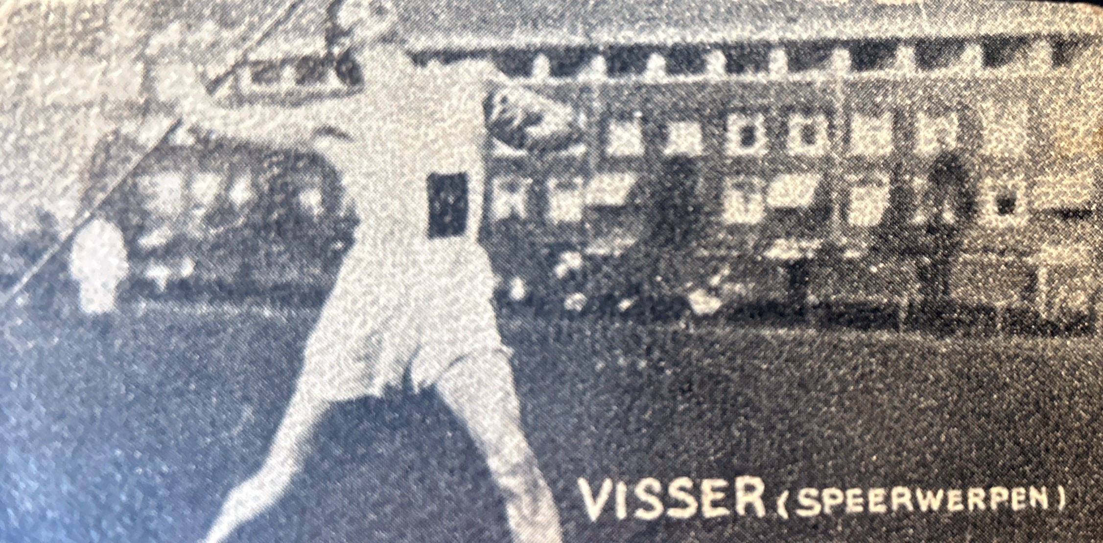 Visser speerwerpen