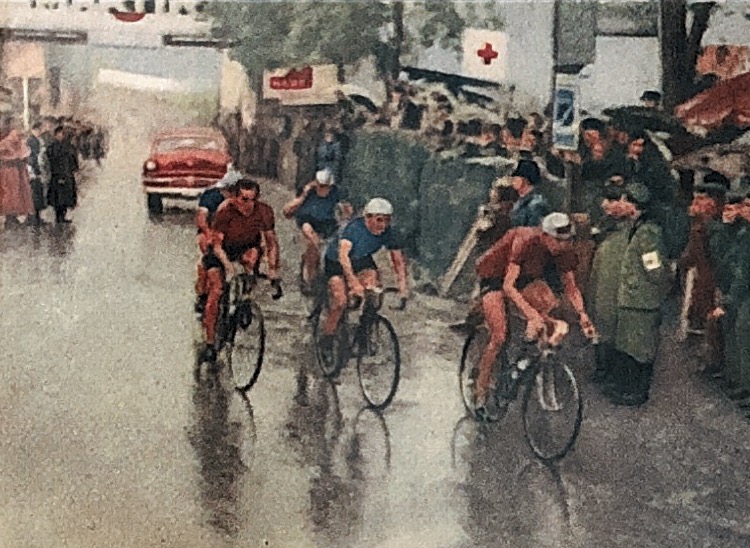 31 Wielrennen hein van Breenen Jan Nolten TdF 1954