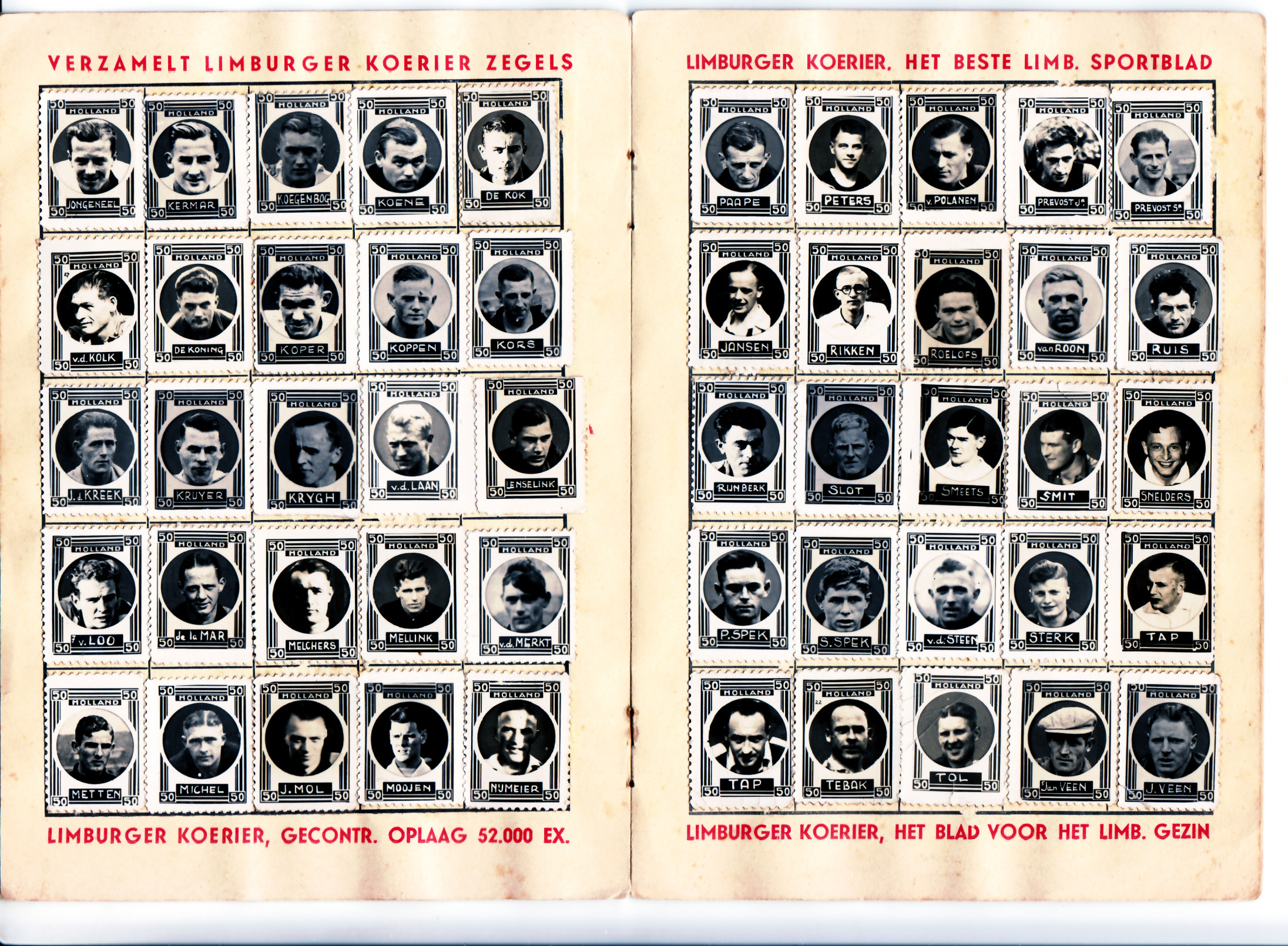 album Limburger Koerier blz 3 en 4