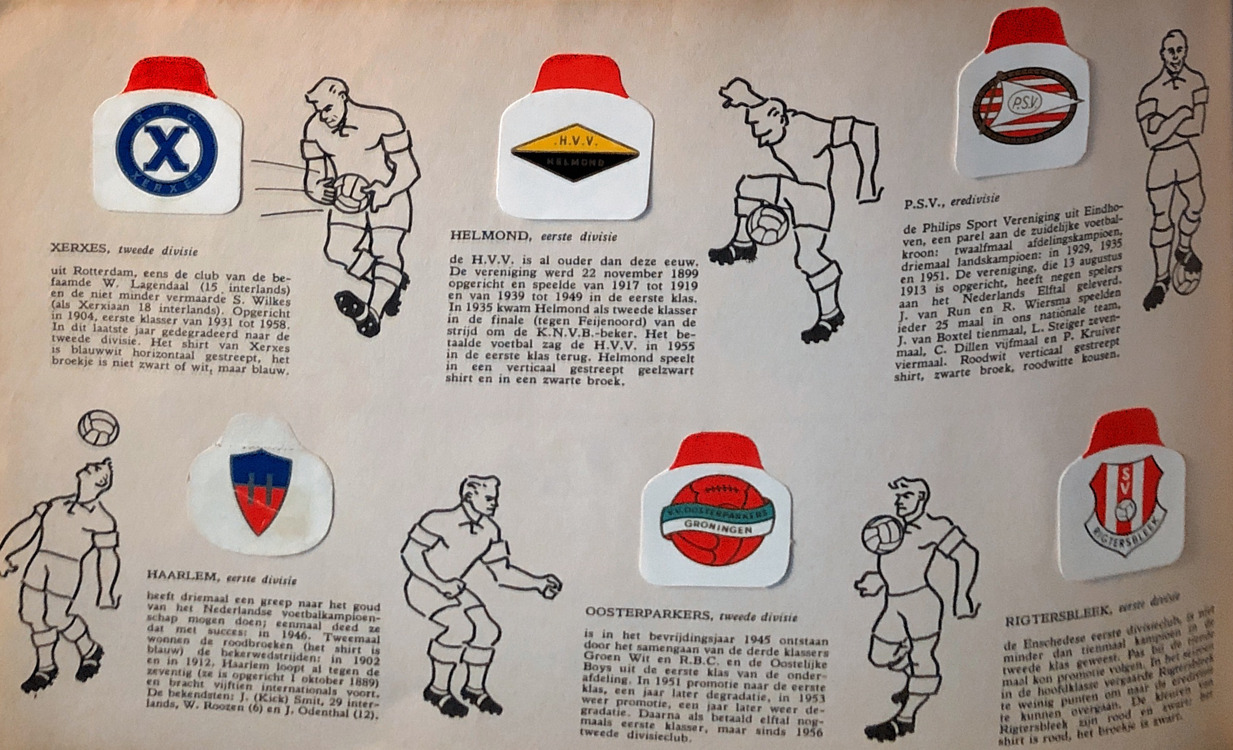 3 Xerxes Helmond PSV Haarlem Oosterparkers Rigtersbleek